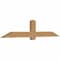 Ekena Millwork Eugene Smooth Timber Gable Bracket, Western Red Cedar, 84"W x 17"H x 3 1/2"D x 5 1/2"F, 5/12 Pitch GBW084X17X0406EUG00SWR - alternate 4